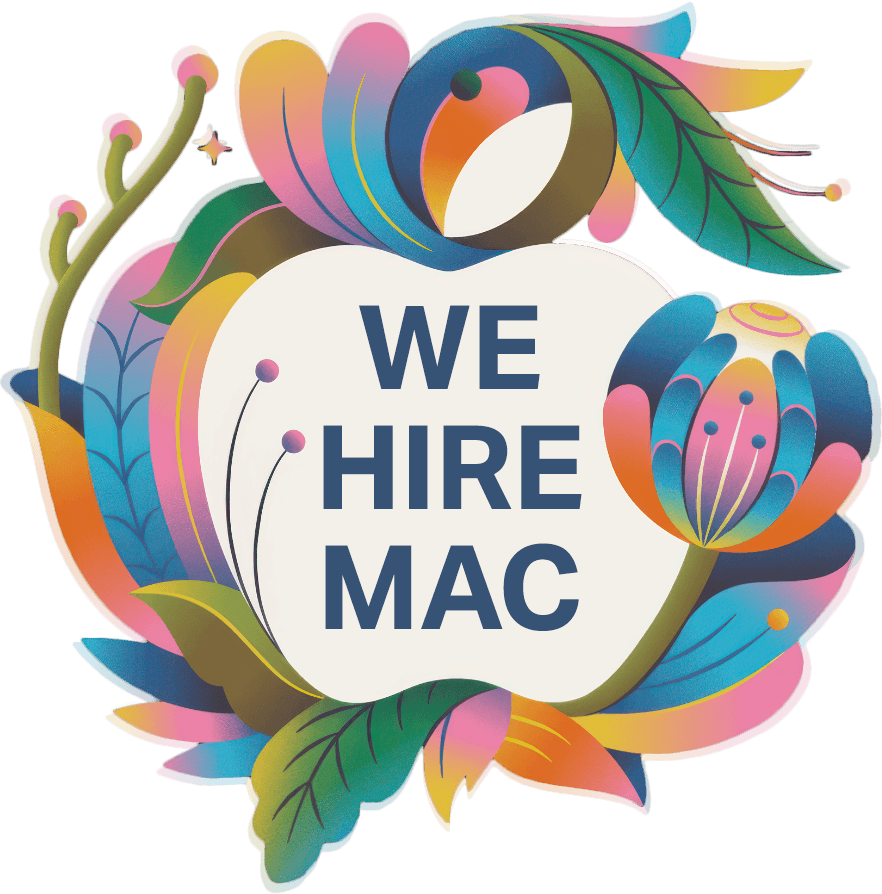 We Hire Mac Logo